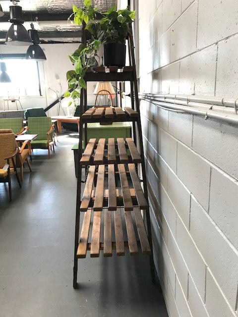 Vintage Wooden Ladder Rack #4078 Byron – Fossil Vintage Australia