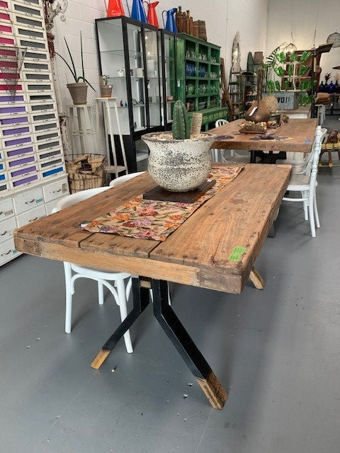 Vintage European Kitchen Table  #4329  Byron