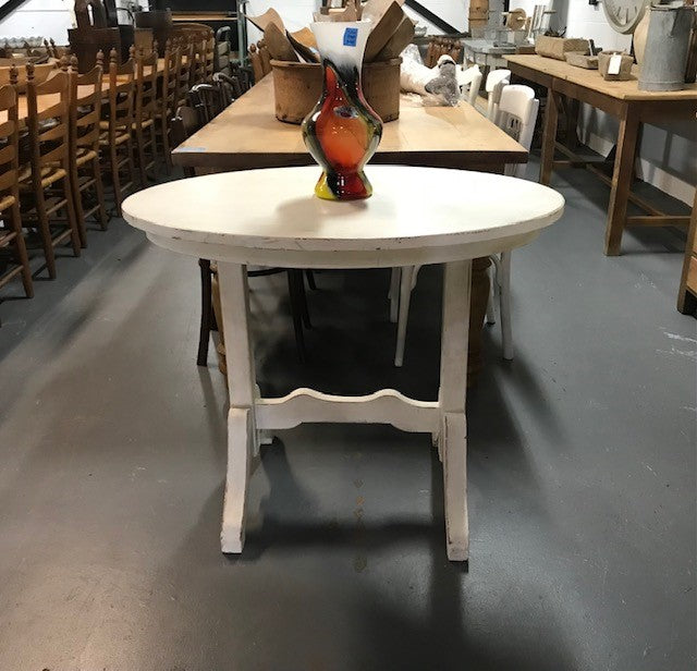 Vintage European Oval Wooden  Table  #3642  Byron