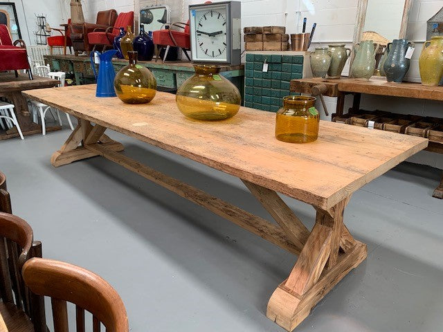 Old Baltic Pine  Dining Table  3.5 meter #4817 Byron