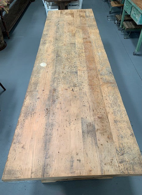 Old Baltic Pine  Dining Table  3.5 meter #4817 Byron