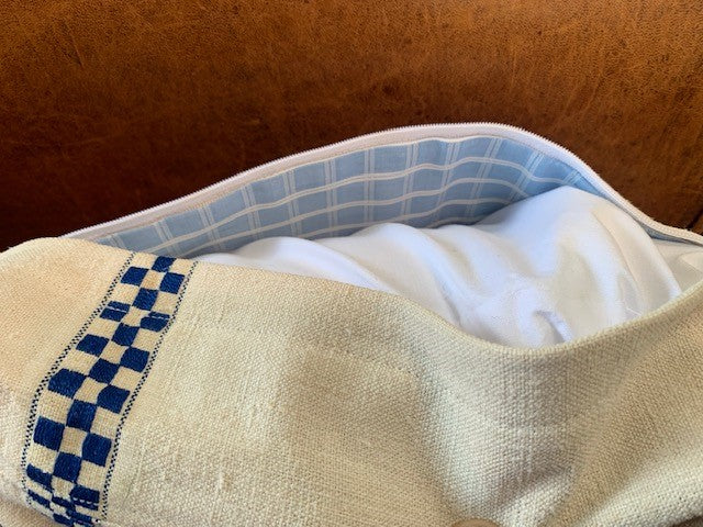 Vintage Linen Pillow  #4644  Byron