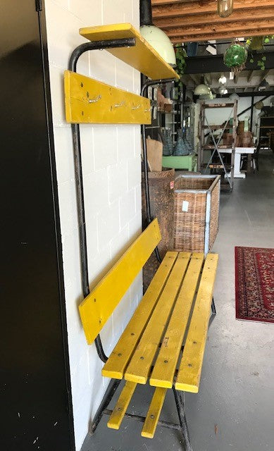 Vintage European Bus Stop Bench Seat  #3631 Byron