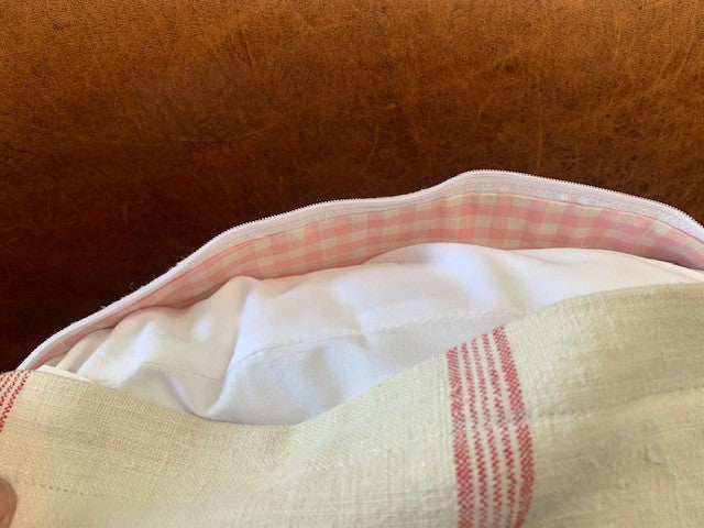 Vintage Linen Pillow  #4643  Byron